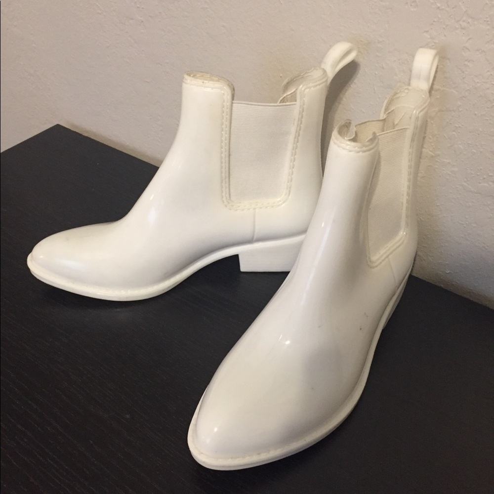 Jeffrey Campbell White Rainboots